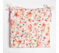 Сидушка на стул Этель Flowers 42x42см, 100% хлопок, 190 г/м2 6756602