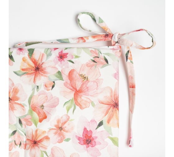 Сидушка на стул Этель Flowers 42x42см, 100% хлопок, 190 г/м2 6756602