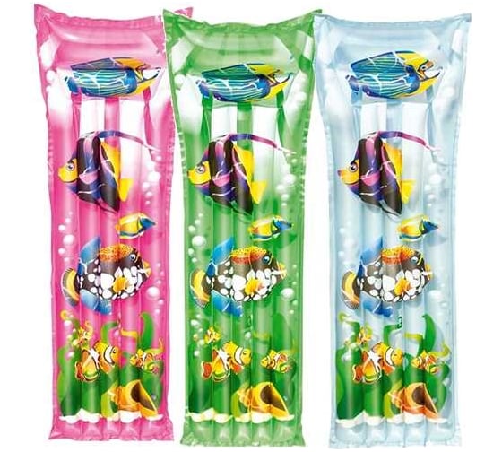 Матрас для плавания BestWay Тропические рыбки, 183x69 см 44035 1