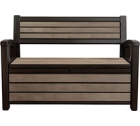 Скамейка для сада Keter HUDSON STORAGE BENCH коричневая 235687