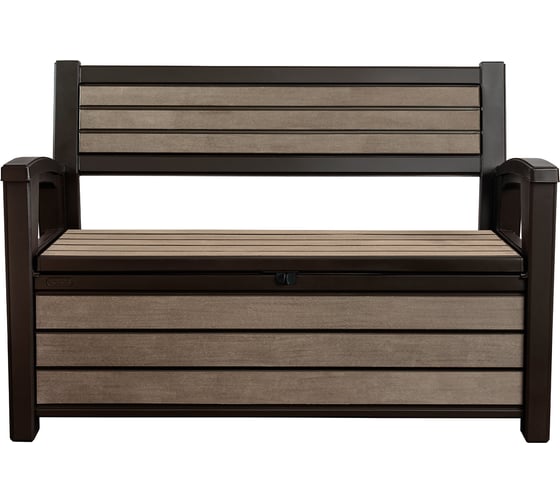 Скамейка для сада Keter HUDSON STORAGE BENCH коричневая 235687