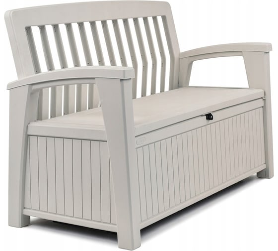 Скамейка для сада KETER Patio Bench White 508 253818