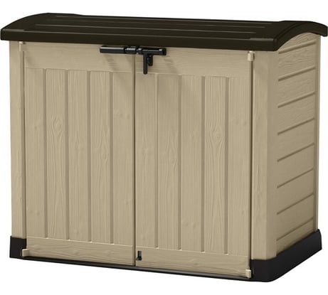 Ящик Keter Woodland Store it out Arc 1200 л бежево-коричневый 230437