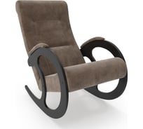 Кресло-качалка Комфорт Модель 3, венге, ткань Verona Brown 63065