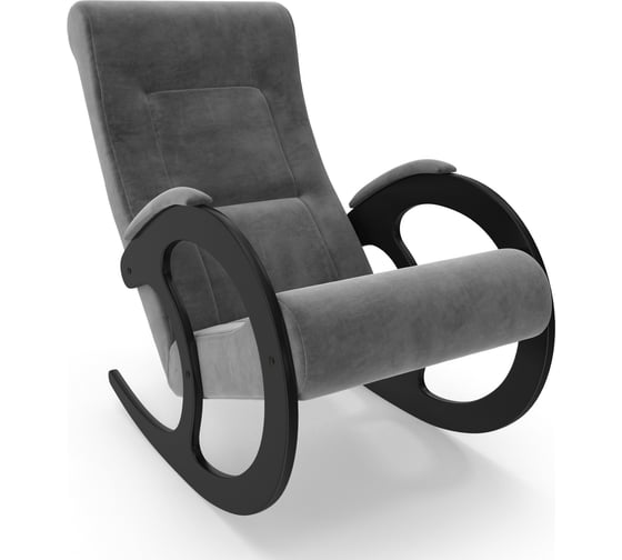 Кресло-качалка Комфорт Модель 3, венге, ткань Verona Antrazite Grey 62983 1