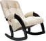 Кресло-качалка Комфорт Модель 67 венге, кожзам Polaris Beige 29016 1