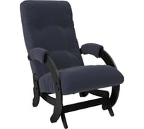 Кресло-глайдер Комфорт Модель 68 венге, ткань Verona Denim Blue 31651