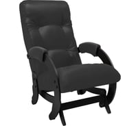 Кресло-глайдер Комфорт Модель 68 венге, кожзам Vegas Lite Black 32092