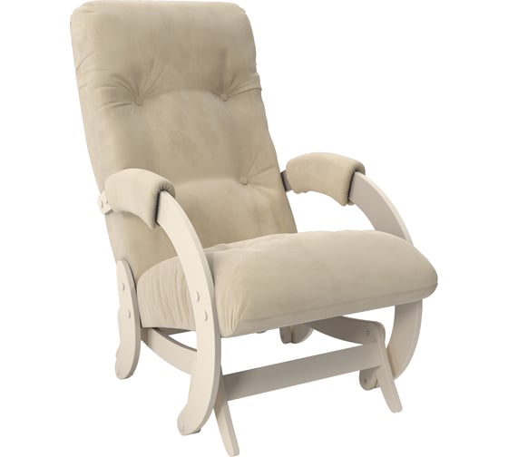 Кресло-глайдер Комфорт Модель 68 дуб шампань, ткань Verona Vanilla 29207 1