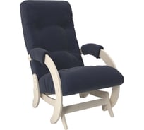 Кресло-глайдер Комфорт Модель 68 дуб шампань, ткань Verona Denim Blue 31668