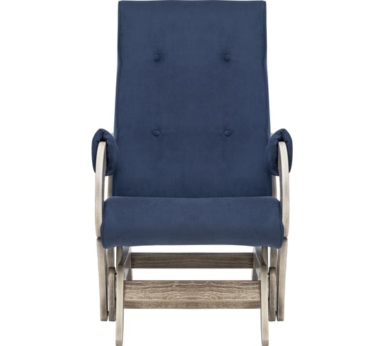 Комфорт Кресло-глайдер Модель 708, дуб шампань патина, ткань Verona Denim Blue 42831