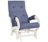 Кресло-глайдер Комфорт Модель 708, дуб шампань, ткань Verona Denim Blue 42237 1