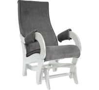 Кресло-глайдер Комфорт Модель 708, дуб шампань, ткань Verona Antrazite Grey 42244