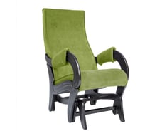 Кресло-глайдер Комфорт Модель 708, венге, ткань Verona Apple Green 41926