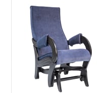 Кресло-глайдер Комфорт Модель 708, венге, ткань Verona Denim Blue 41940