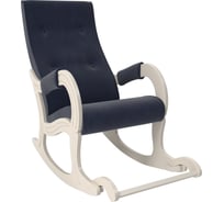 Кресло-качалка Комфорт Модель 707, Дуб шампань, ткань Verona Denim Blue 75068