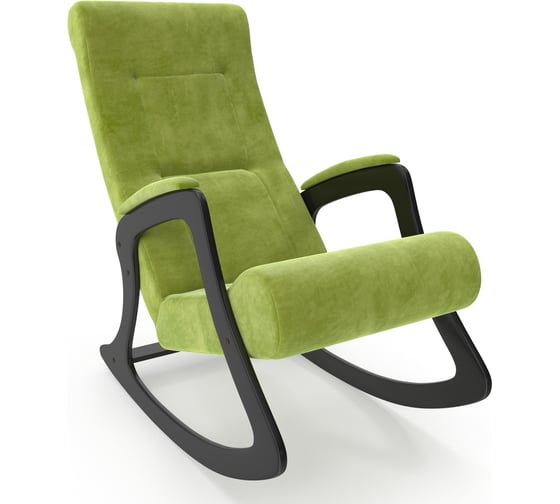 Кресло-качалка Комфорт Модель 2, венге, ткань Verona Apple Green 94878 1