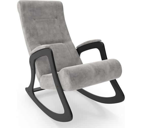 Кресло-качалка Комфорт Модель 2, венге, ткань Verona Light Grey 62112