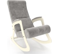Кресло-качалка Комфорт Модель 2, дуб шампань, ткань Verona Light Grey 57521