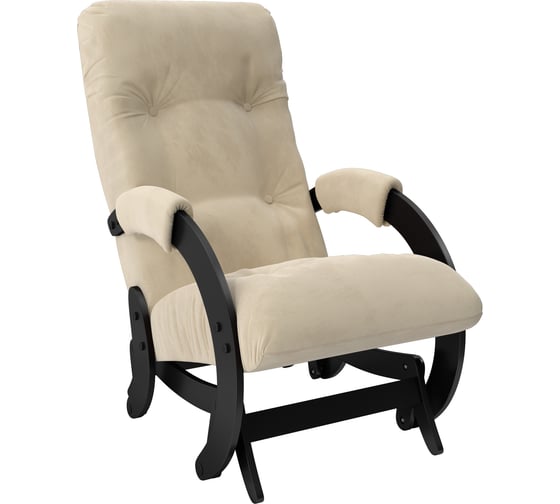 Кресло-глайдер Комфорт Модель 68М, венге, ткань Verona Vanilla 38766 1