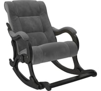 Кресло-качалка Комфорт Модель 77, венге, ткань Verona Antrazite Grey 68442
