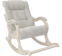 Кресло-качалка Комфорт Модель 77, дуб шампань, ткань Verona Light Grey 68541