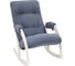 Кресло-качалка Комфорт Модель 67, дуб шампань, ткань Verona Denim Blue 31347 1