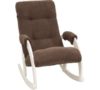 Кресло-качалка Комфорт Модель 67, дуб шампань, ткань Verona Brown 31309