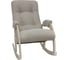 Кресло-качалка Комфорт Модель 67, дуб шампань, ткань Verona Light Grey 31194 1