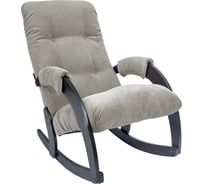 Кресло-качалка Комфорт Модель 67, венге, ткань Verona Light Grey 33792
