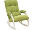 Кресло-качалка Комфорт Модель 67, дуб шампань, ткань Verona Apple Green 31286 1
