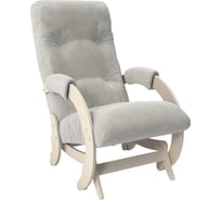 Кресло-глайдер Комфорт Модель 68, дуб шампань, ткань Verona Light Grey 29184