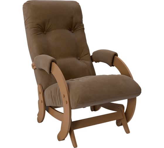 Кресло-глайдер Комфорт Модель 68, орех, ткань Verona Brown 38650