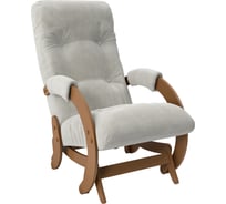 Кресло-глайдер Комфорт Модель 68, орех, ткань Verona Light Grey 82684