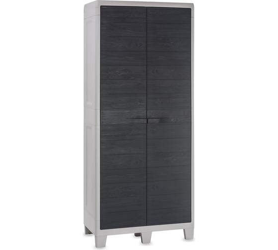 Уличный шкаф TOOMAX WOODY'S XL 2 двери, глубокий, 4 полки, антрацит 77