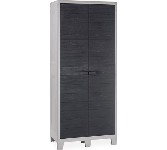 Уличный шкаф TOOMAX  WOODY'S XL 2 двери, глубокий, 3 полки, антрацит 76 1