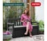 Скамейка для сада KETER EDEN GARDEN BENCH 265 л, графит 250076 5