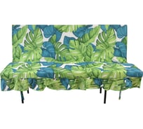 Мягкий элемент Garden Story 1700x560x70 мм, Люкс, Люкс-2, Комфорт, Триумф, Орбита, Ямайка, Майами, ткань Монстера (листья) М101-МТ012 32128122