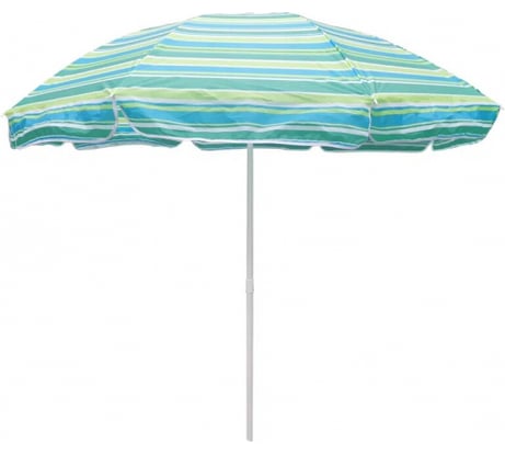 Зонт Garden Story 2 м, бирюзовая полоска, 2 части WRU051/1
