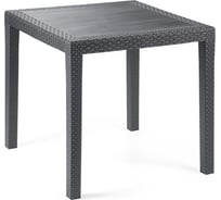 Стол квадратный IPAE-PROGARDEN "KING" 79x79 см., антрацит, арт. 05202