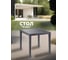 Стол квадратный IPAE-PROGARDEN "KING" 79x79 см., антрацит, арт. 05202 2