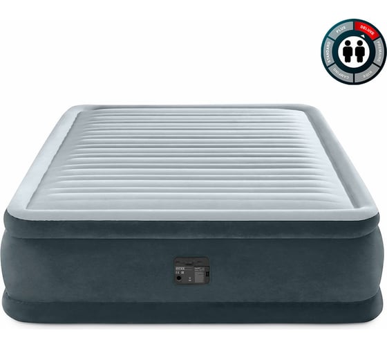 Кровать Intex COMFORT-PLUSH ELEVATED 152x203x46см упак.2 NEW 64414