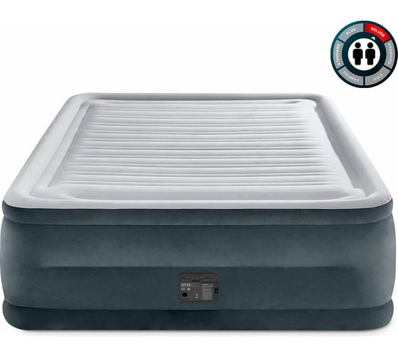Кровать со встроенным насосом Intex COMFORT-PLUSH HIGH RISE 152x203x56см, упак.2 NEW 64418