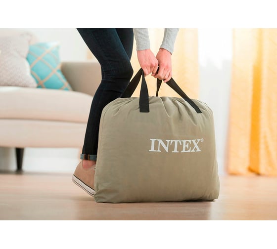 Кровать со встроенным насосом Intex COMFORT-PLUSH HIGH RISE 152x203x56см, упак.2 NEW 64418