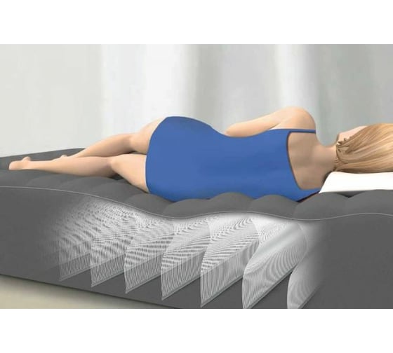 Кровать Intex COMFORT-PLUSH MID RISE 137x191x33см уп.2 67768