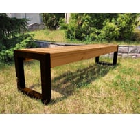 Лавочка GREEN GROWER ЛОФТ без спинки, цвет палисандр 7930121330706