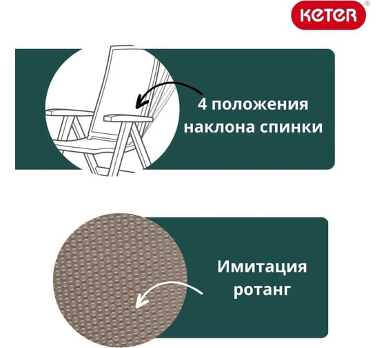 Стул KETER Montreal 210325