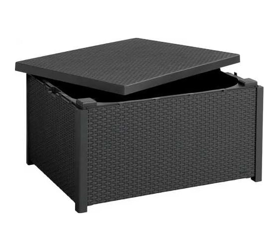 Стол KETER Arica storage table графит 221044