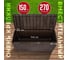 Сундук KETER HoLLywood 270 L коричневый 223949 4