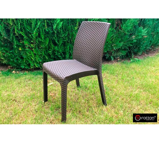 Стул без подлокотников B:rattan VIRGINIA коричневый 9095.3